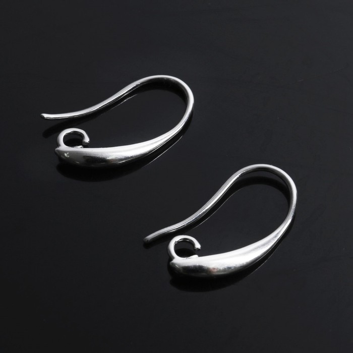 фото Швензы-крючки см-1111-1, (набор 5 пар), цвет серебро queen fair