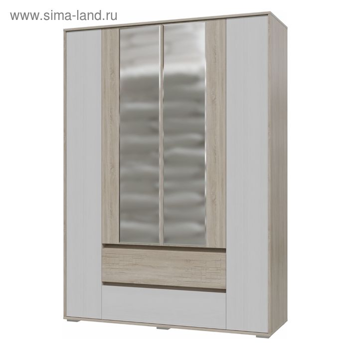 Шкаф 4-х дверный с ящиками МАЛЬТА Дуб сонома/Рамух белый/МДФ-дуб сонома
Шкаф 4-х дверный с ящиками МАЛЬТА Дуб сонома/Рамух белый/МДФ-дуб сонома