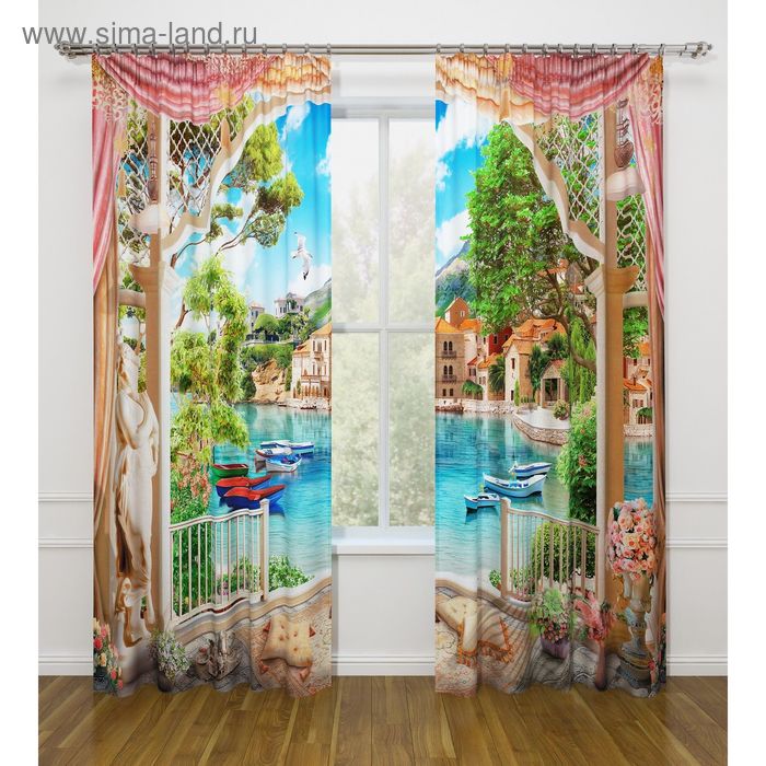 Фотошторы «Прекрасное утро», ширина 145 см, высота 260 см - 2 шт., габардин
Фотошторы «Прекрасное утро», ширина 145 см, высота 260 см - 2 шт., габардин