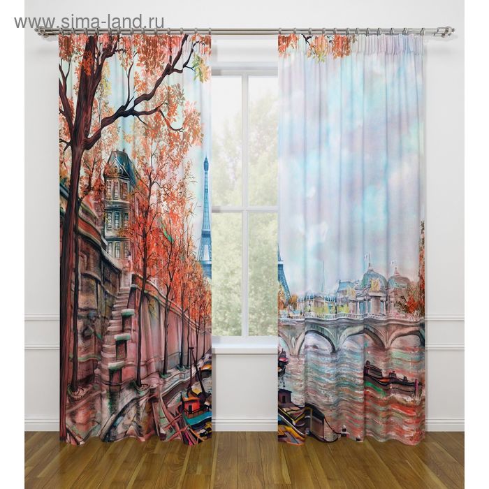 Фотошторы «Париж», ширина 145 см, высота 260 см - 2 шт., габардин
Фотошторы «Париж», ширина 145 см, высота 260 см - 2 шт., габардин