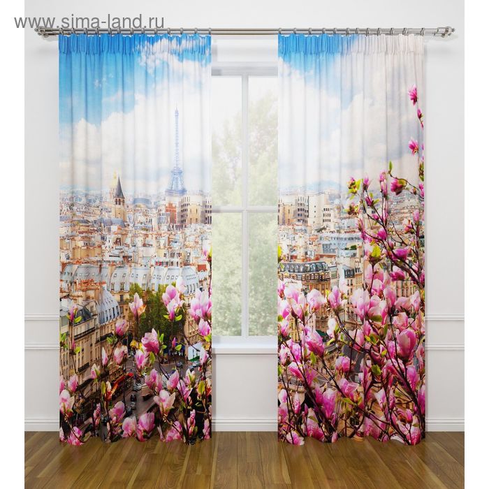 Фотошторы «Париж с моего окна», ширина 145 см, высота 260 см - 2 шт., габардин
Фотошторы «Париж с моего окна», ширина 145 см, высота 260 см - 2 шт., габардин