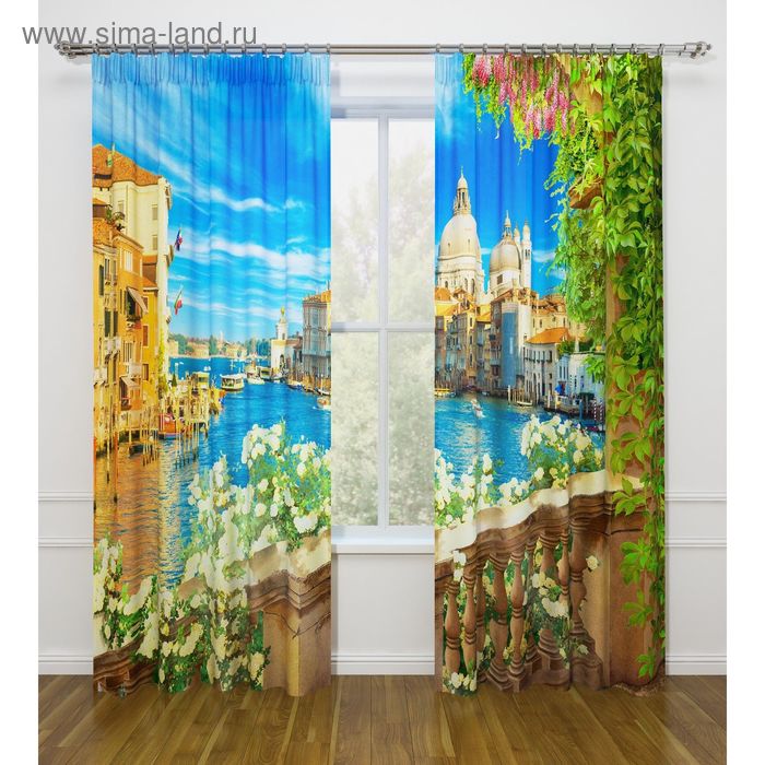 Фотошторы «Море, солнце и цветы», ширина 145 см, высота 260 см - 2 шт., габардин
Фотошторы «Море, солнце и цветы», ширина 145 см, высота 260 см - 2 шт., габардин