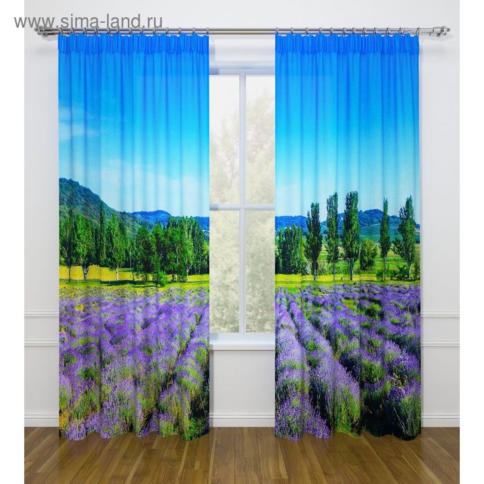 Фотошторы «Поля прованса», ширина 145 см, высота 260 см - 2 шт., габардин
Фотошторы «Поля прованса», ширина 145 см, высота 260 см - 2 шт., габардин