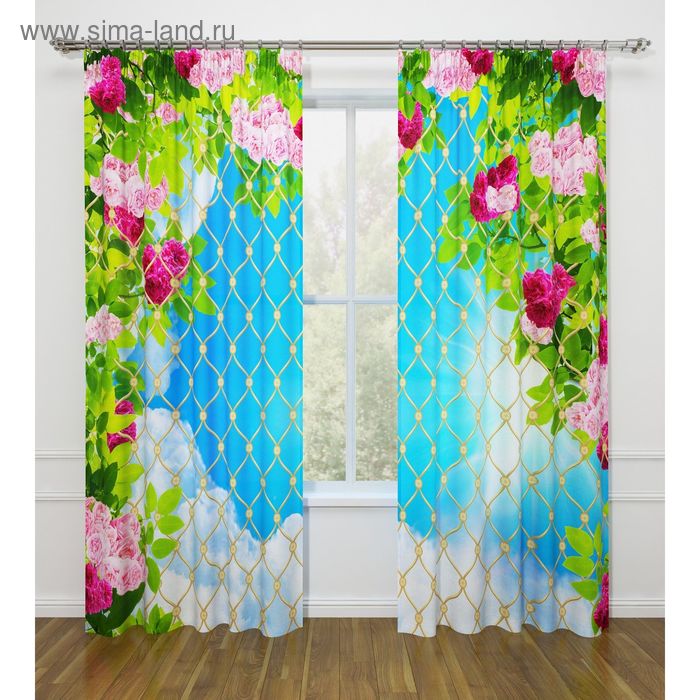 Фотошторы «Роскошные цветы», ширина 145 см, высота 260 см - 2 шт., габардин
Фотошторы «Роскошные цветы», ширина 145 см, высота 260 см - 2 шт., габардин