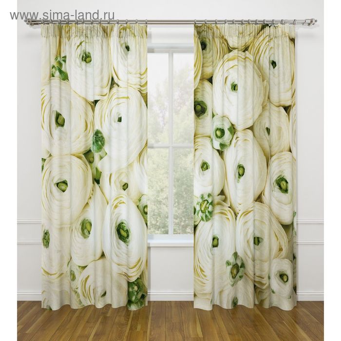 Фотошторы «Нераспустившийся пион», ширина 145 см, высота 260 см - 2 шт., габардин
Фотошторы «Нераспустившийся пион», ширина 145 см, высота 260 см - 2 шт., габардин