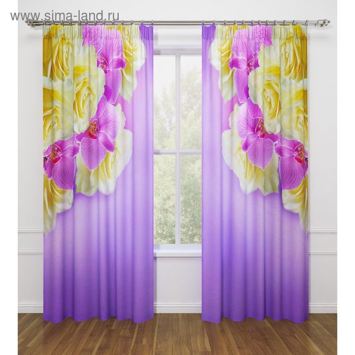 Фотошторы «Флюр», ширина 145 см, высота 260 см - 2 шт., габардин
Фотошторы «Флюр», ширина 145 см, высота 260 см - 2 шт., габардин