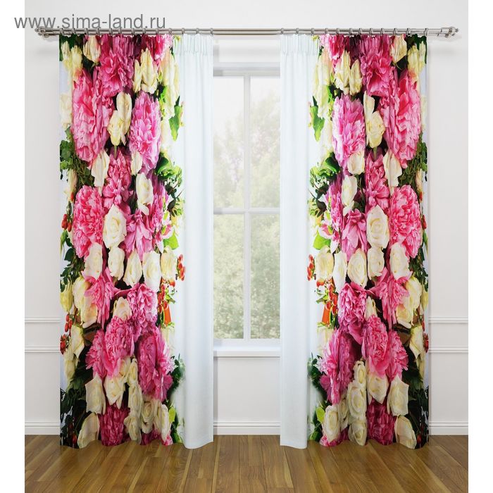 Фотошторы «Цветочная лоза», ширина 145 см, высота 260 см - 2 шт., габардин
Фотошторы «Цветочная лоза», ширина 145 см, высота 260 см - 2 шт., габардин