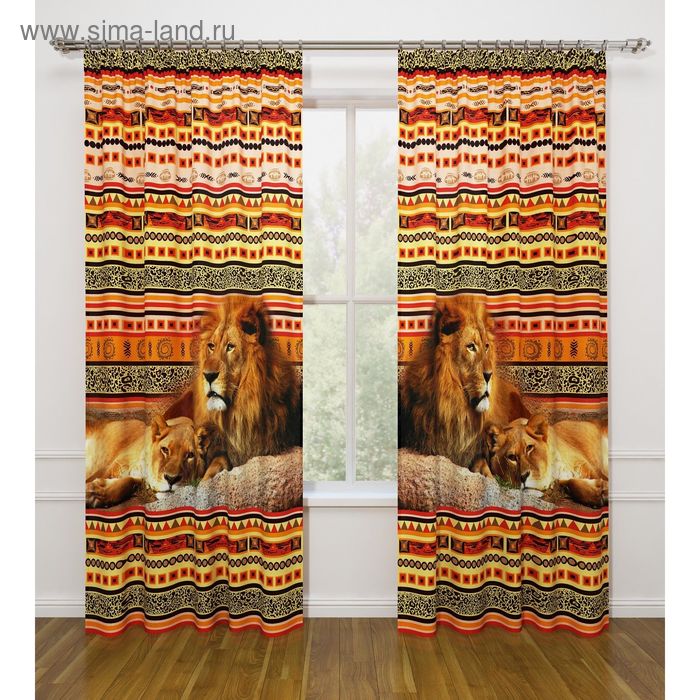 Фотошторы «Этнический орнамент», ширина 145 см, высота 260 см - 2 шт., габардин
Фотошторы «Этнический орнамент», ширина 145 см, высота 260 см - 2 шт., габардин