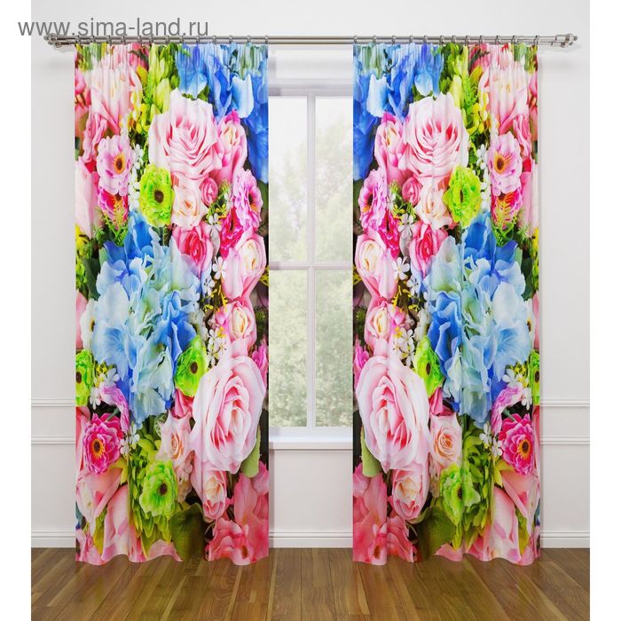 Фотошторы «Фая», ширина 145 см, высота 260 см - 2 шт., габардин
Фотошторы «Фая», ширина 145 см, высота 260 см - 2 шт., габардин