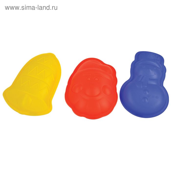 Набор форм для выпечки «Новый год», 3 предмета
Набор форм для выпечки «Новый год», 3 предмета