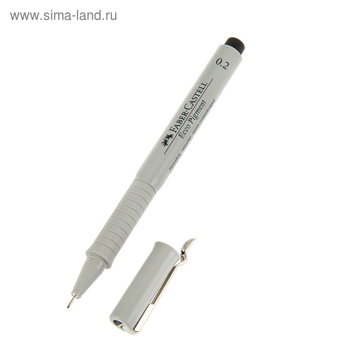 Ручка капиллярная для черчения и рисования Faber-Castell линер Ecco Pigment 0.2 мм, пигментная, чёрная, 166299
Ручка капиллярная для черчения и рисования Faber-Castell линер Ecco Pigment 0.2 мм, пигментная, чёрная, 166299