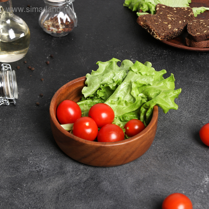 Салатница деревянная "Орех" малая, 15 см
Салатница деревянная "Орех" малая, 15 см