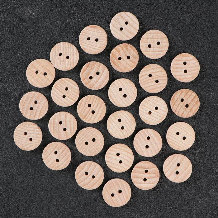 Пуговица с двумя отверстиями, круглая, 25 мм 
Пуговица с двумя отверстиями, круглая, 25 мм