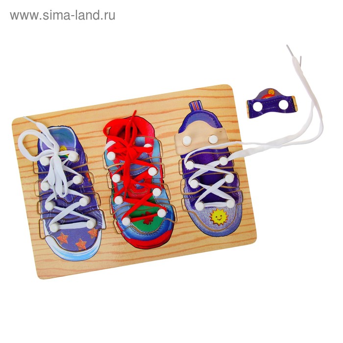 Рамка-вкладыш "3 ботинка" со шнуровкой
Рамка-вкладыш "3 ботинка" со шнуровкой