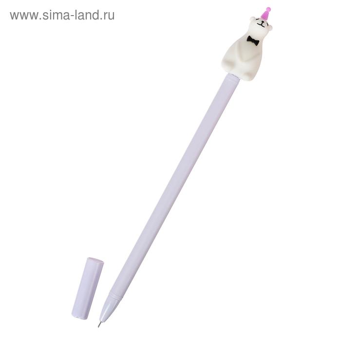 Ручка гелевая-прикол "Мишка вращающийся", корпус сиреневый
Ручка гелевая-прикол "Мишка вращающийся", корпус сиреневый