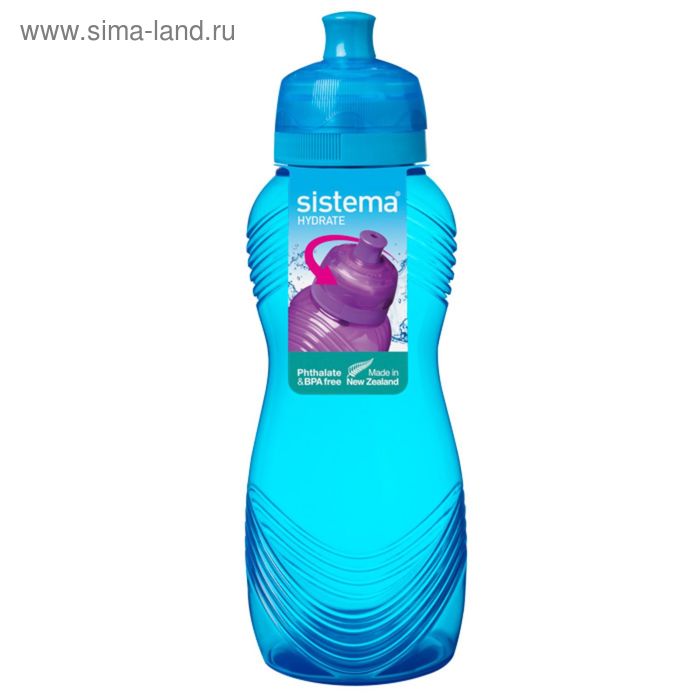 фото Бутылка для воды sistema, 600 мл, цвет микс