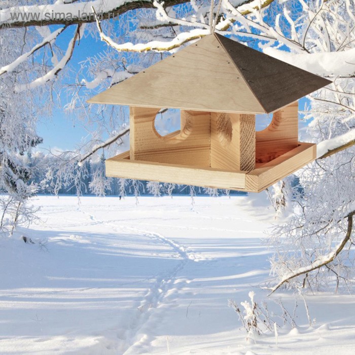 Кормушка для птиц «Шатёр», 23 × 23 × 18 см
Кормушка для птиц «Шатёр», 23 × 23 × 18 см