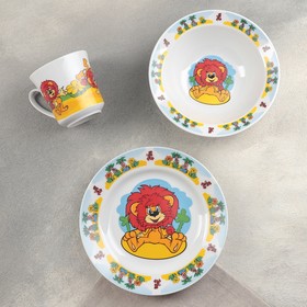 Набор посуды детский Priority «Львёнок», 3 предмета
Набор посуды детский Priority «Львёнок», 3 предмета