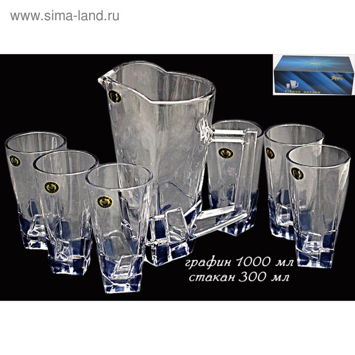 Набор Iceberg графин и 6 стаканов, в подарочной упаковке
Набор Iceberg графин и 6 стаканов, в подарочной упаковке