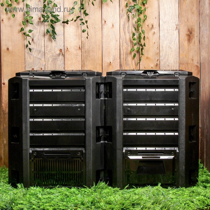 Компостер пластиковый Module, 800 л, с крышкой, 135 × 72 × 82,6 см, чёрный
Компостер пластиковый Module, 800 л, с крышкой, 135 × 72 × 82,6 см, чёрный