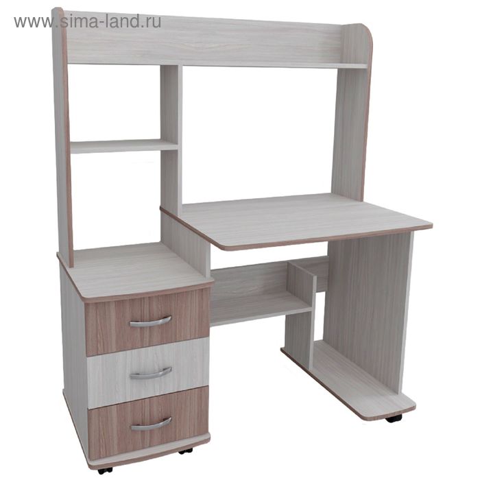 Стол компьютерный Юниор-6 Ясень шимо светлый/темный
Стол компьютерный Юниор-6 Ясень шимо светлый/темный