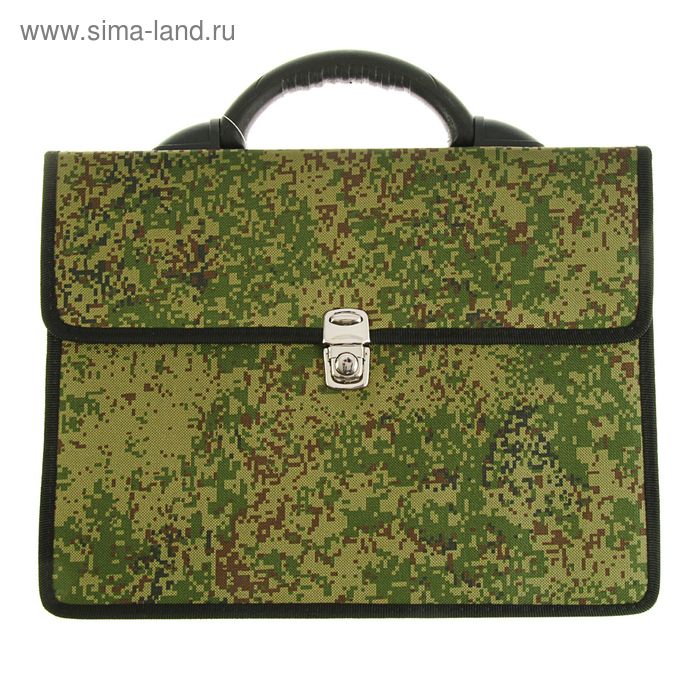 Портфель деловой ткань 350 х 260 х 100 мм,"Сестрорецк", камуфляж
Портфель деловой ткань 350 х 260 х 100 мм,"Сестрорецк", камуфляж