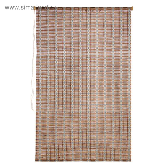 Штора рулонная, бамбук, размер 100х160 см
Штора рулонная, бамбук, размер 100х160 см