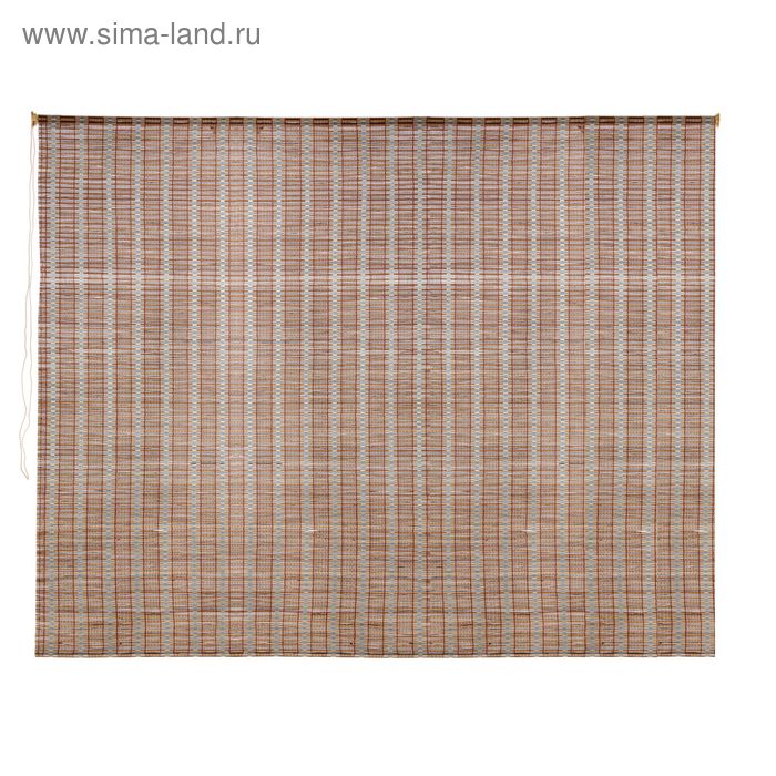 Штора рулонная, бамбук, размер 200х160 см
Штора рулонная, бамбук, размер 200х160 см