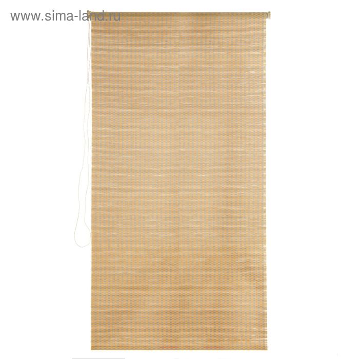 Штора рулонная, бамбук, размер 80х160 см
Штора рулонная, бамбук, размер 80х160 см
