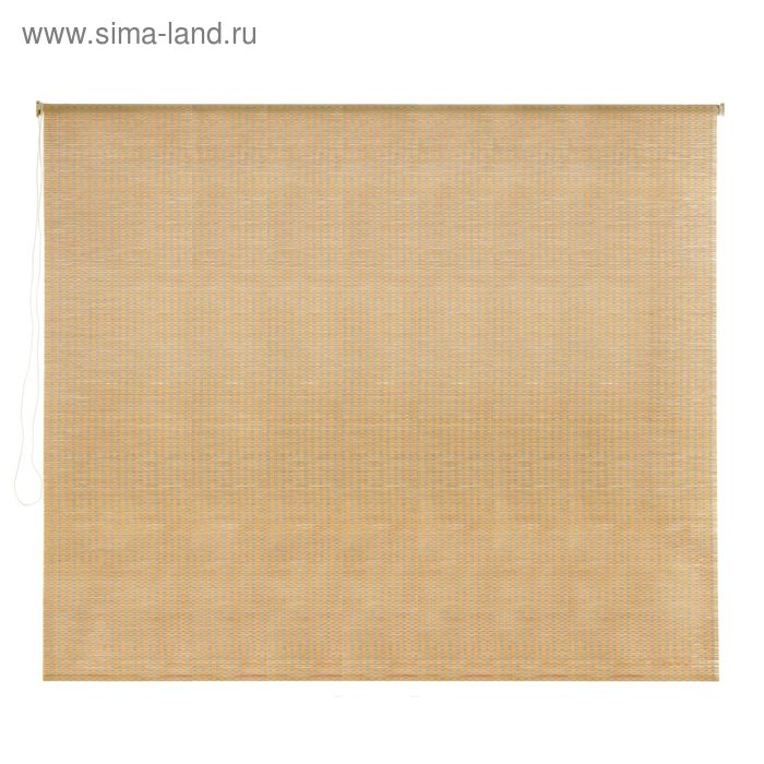 Штора рулонная, бамбук, размер 180х160 см
Штора рулонная, бамбук, размер 180х160 см