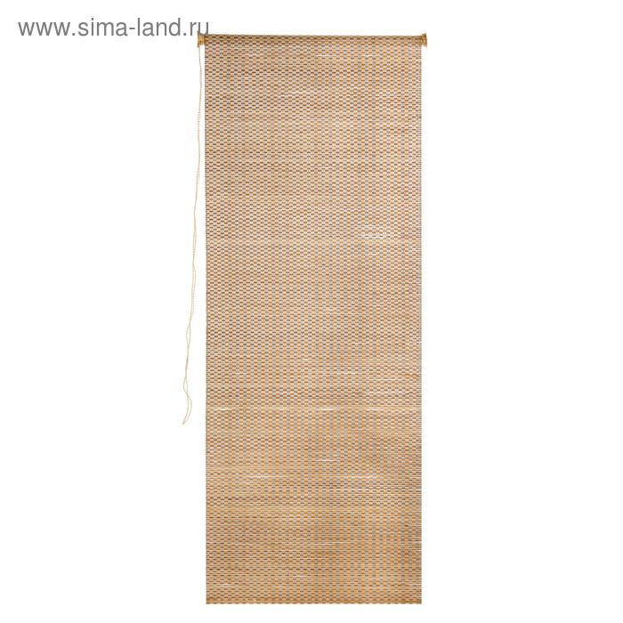 Штора рулонная, бамбук, размер 60×160 см
Штора рулонная, бамбук, размер 60×160 см