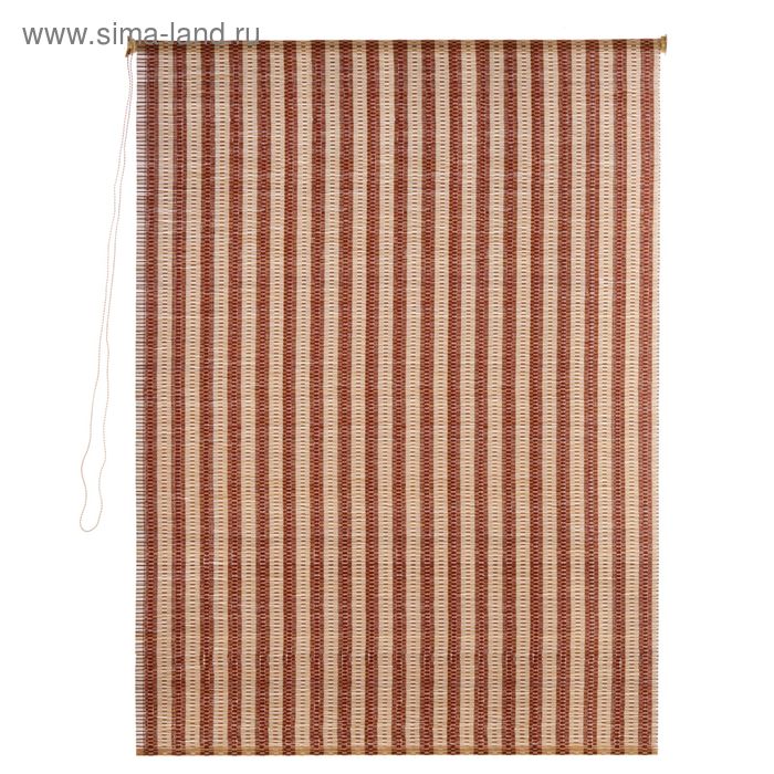 Штора рулонная, бамбук, размер 120х160 см
Штора рулонная, бамбук, размер 120х160 см