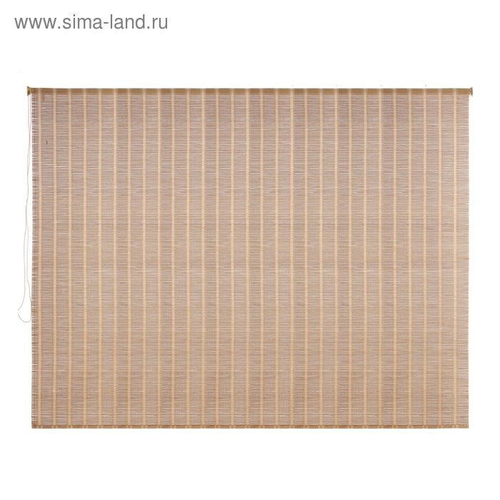 Штора рулонная, бамбук, размер 220х160 см 
Штора рулонная, бамбук, размер 220х160 см