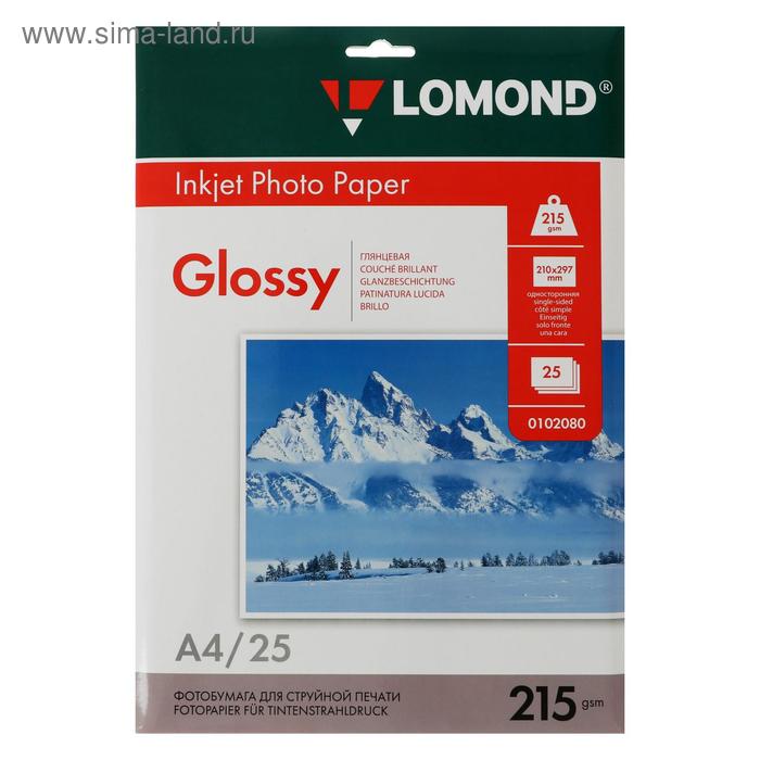 Фотобумага для струйной печати А4 LOMOND, 215 г/м², глянцевая односторонняя, 25 листов (0102080)
Фотобумага для струйной печати А4 LOMOND, 215 г/м², глянцевая односторонняя, 25 листов (0102080)