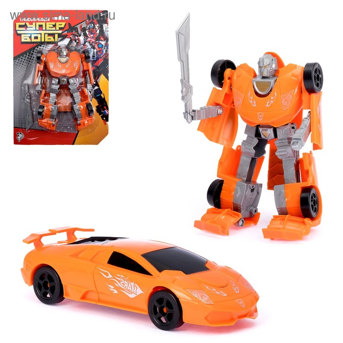 Робот «Спортболид», трансформируется, цвета МИКС
Робот «Спортболид», трансформируется, цвета МИКС