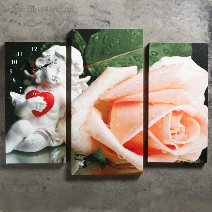 Часы настенные модульные «Ангел и роза», 60 × 80 см
Часы настенные модульные «Ангел и роза», 60 × 80 см