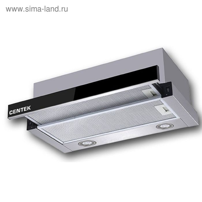 Вытяжка Centek CT-1841-50 SS, встраиваемая, 600 м3/ч, 2 скорости, 50 см, чёрная
Вытяжка Centek CT-1841-50 SS, встраиваемая, 600 м3/ч, 2 скорости, 50 см, чёрная