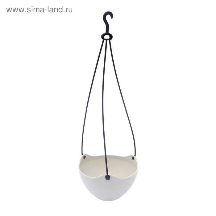 Кашпо для цветов подвесное Flower, 2 л, d=20 см, цвет белая глина
Кашпо для цветов подвесное Flower, 2 л, d=20 см, цвет белая глина