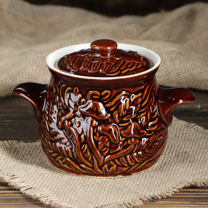 Горшок для запекания "Грибы", 0.6 л
Горшок для запекания "Грибы", 0.6 л