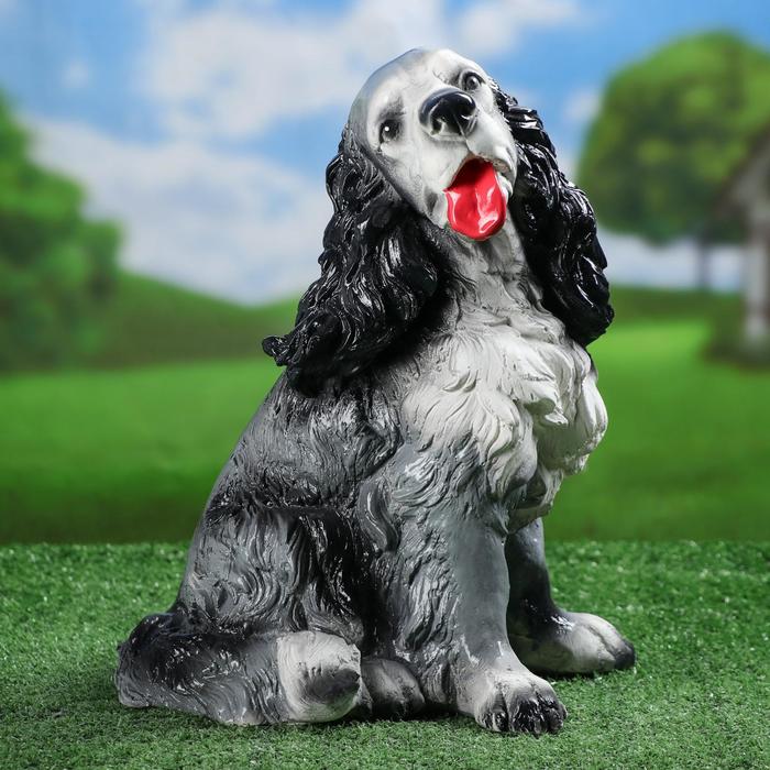 Садовая фигура "Спаниель", серый цвет, 34 см
Садовая фигура "Спаниель", серый цвет, 34 см