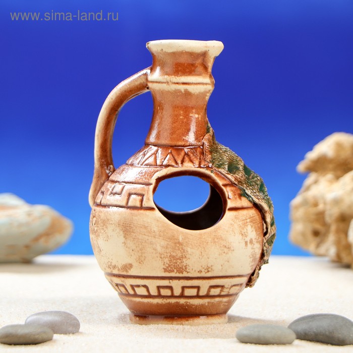 Декорация для аквариума "Кувшин Греческий'', 8 х 8 х 12,5 см, микс
Декорация для аквариума "Кувшин Греческий'', 8 х 8 х 12,5 см, микс