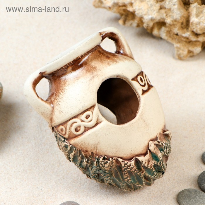 Декорация для аквариума "Греческая амфора'', 9х9х12 см, микс
Декорация для аквариума "Греческая амфора'', 9х9х12 см, микс