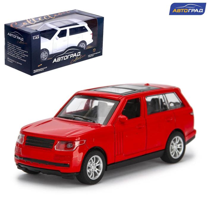 Машина металлическая «Джип», инерционная, масштаб 1:43, МИКС
Машина металлическая «Джип», инерционная, масштаб 1:43, МИКС