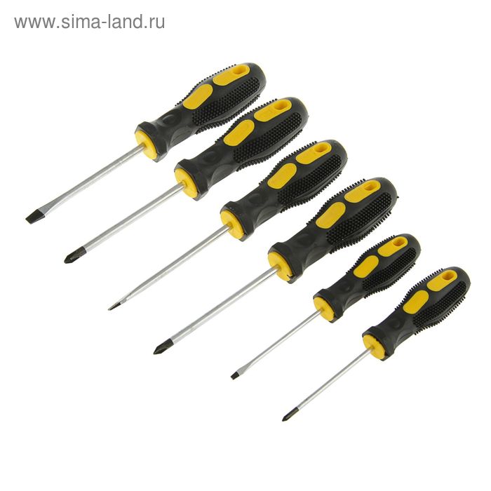 Набор STAYER Master: отвертки слесарные, магнитный наконечник, 6 шт. 
Набор STAYER Master: отвертки слесарные, магнитный наконечник, 6 шт.