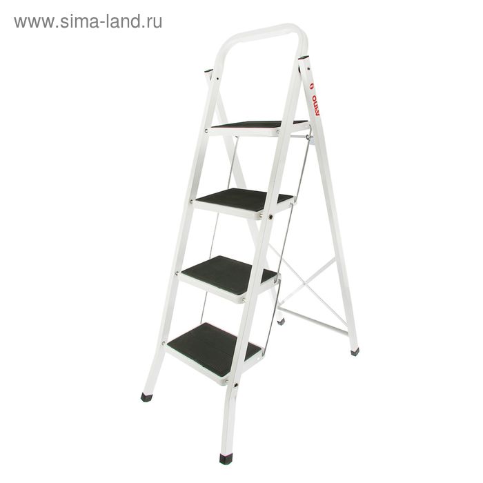 Стремянка ARNO, с противоскользящими ковриками, высота до рабочей площадки 920 мм, 4 ступени
Стремянка ARNO, с противоскользящими ковриками, высота до рабочей площадки 920 мм, 4 ступени