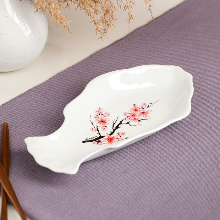 Тарелка "Рыбка", белая, с деколью, 22 см, микс
Тарелка "Рыбка", белая, с деколью, 22 см, микс