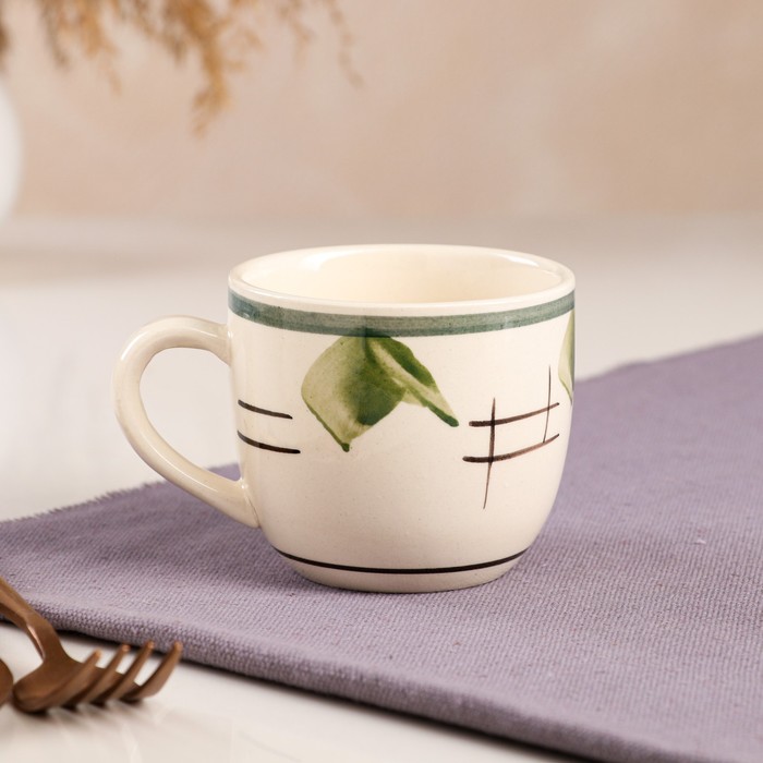 Кружка "Одесская", белая, листок, 0.25 л
Кружка "Одесская", белая, листок, 0.25 л