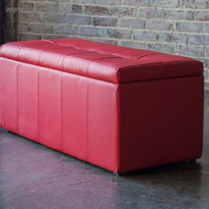 Банкетка-пуф «Лонг», красная
Банкетка-пуф «Лонг», красная