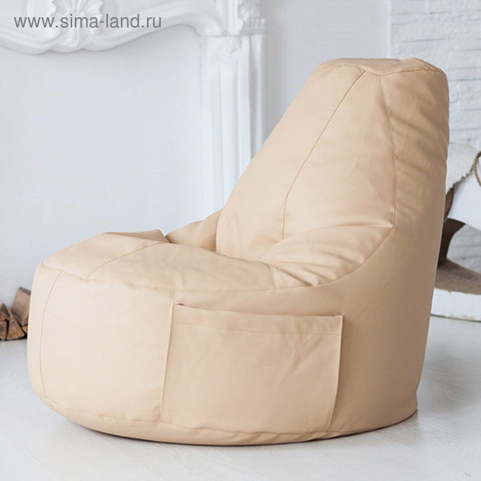 Кресло-мешок Comfort Creme, экокожа
Кресло-мешок Comfort Creme, экокожа