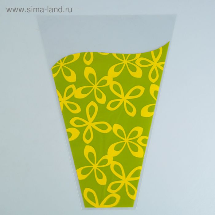 Пакет для цветов конус "Милана", салатово-жёлтый, 30 х 40 см
Пакет для цветов конус "Милана", салатово-жёлтый, 30 х 40 см